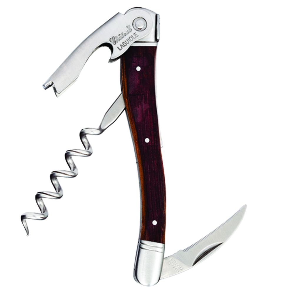 Chateau Laguiole™ Oak Barrel Waiter's Corkscrew-Corkscrews-Franmara-VinGrotto Wine Cellar Construction Company
