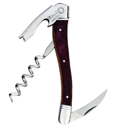 Chateau Laguiole™ Oak Barrel Waiter's Corkscrew-Corkscrews-Franmara-VinGrotto Wine Cellar Construction Company