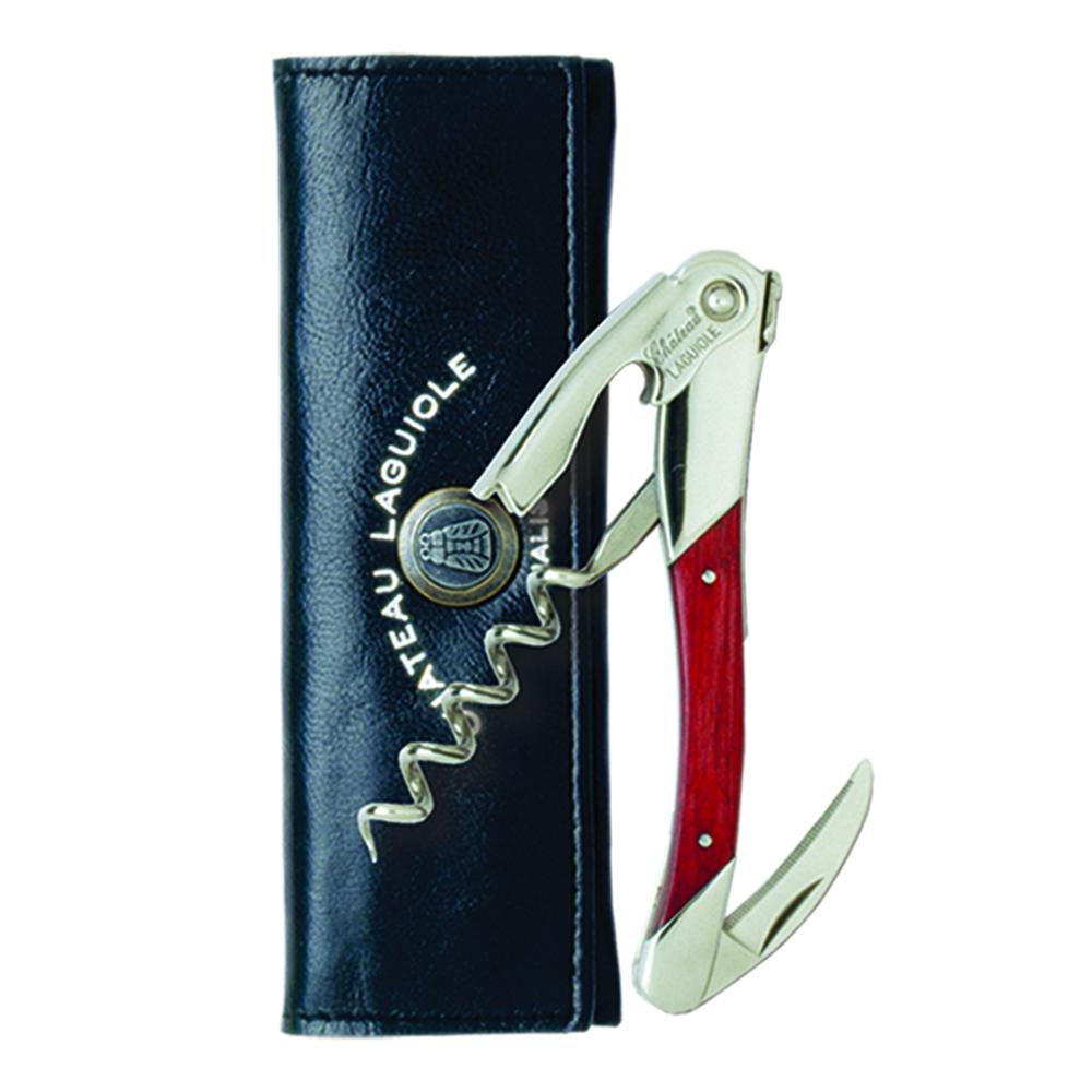 Chateau Laguiole™ Grand Cru Red Stamina Wood Waiter's Corkscrew-Corkscrews-Franmara-VinGrotto Wine Cellar Construction Company