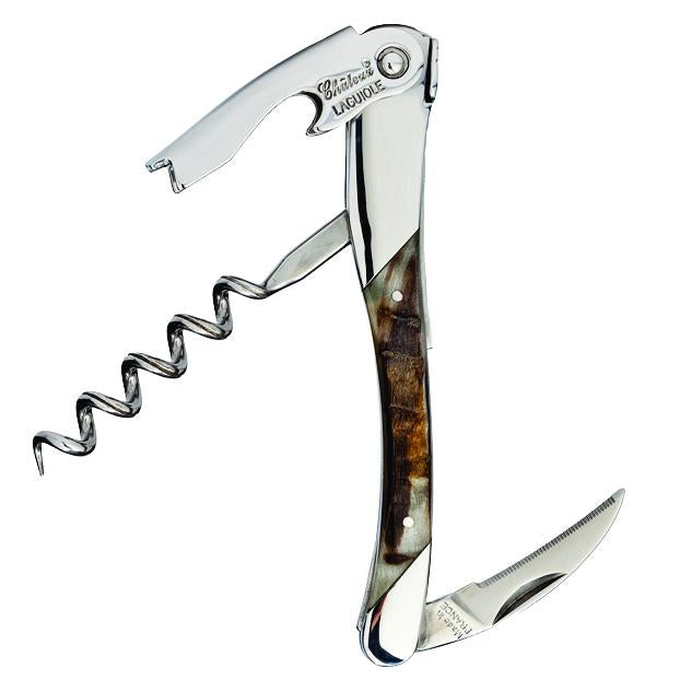 Chateau Laguiole™ Grand Cru Ram Horn Waiter's Corkscrew-Corkscrews-Franmara-VinGrotto Wine Cellar Construction Company