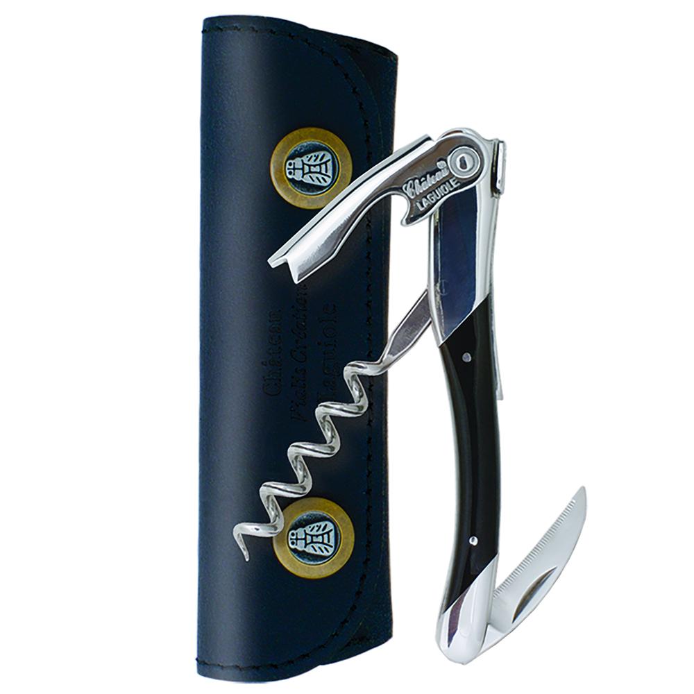 Chateau Laguiole™ Grand Cru Ebony Waiter's Corkscrew-Corkscrews-Franmara-VinGrotto Wine Cellar Construction Company