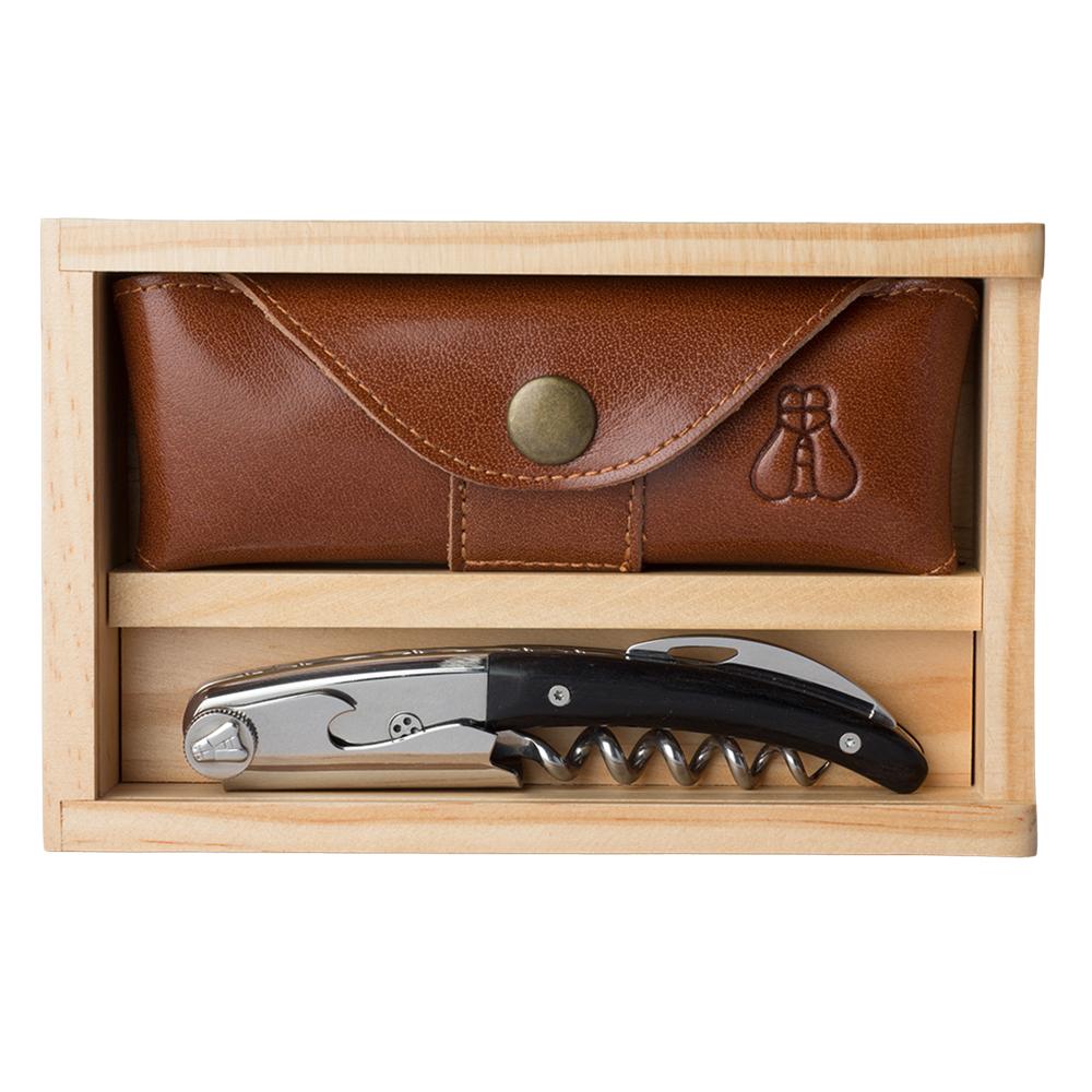 Sommelier Clos Laguiole™ Black Horn Set Waiter's Corkscrew-Franmara-VinGrotto Wine Cellar Construction Company