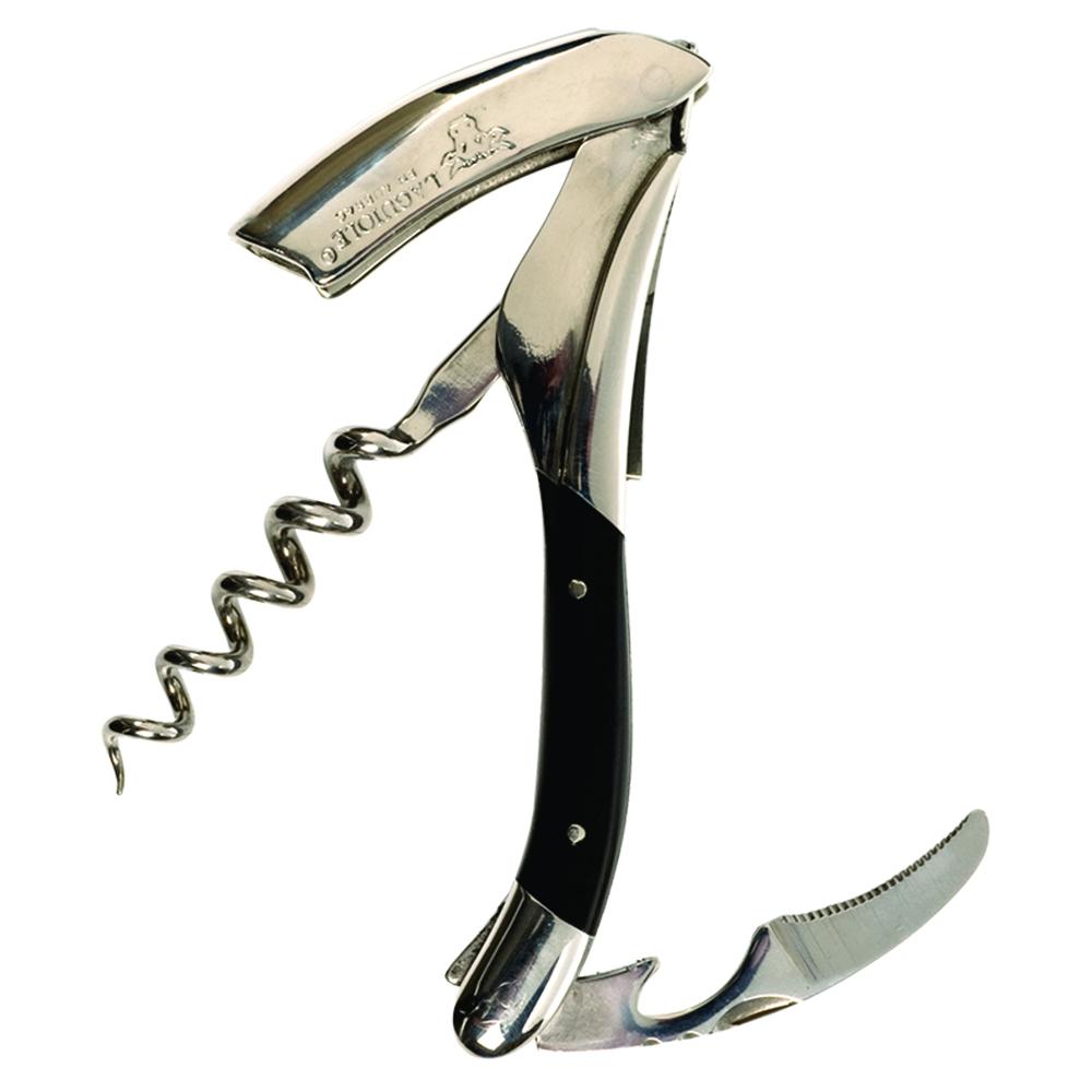 Laguiole™ En Aubrac Buffalo Horn Waiter's Corkscrew-Corkscrews-Franmara-VinGrotto Wine Cellar Construction Company