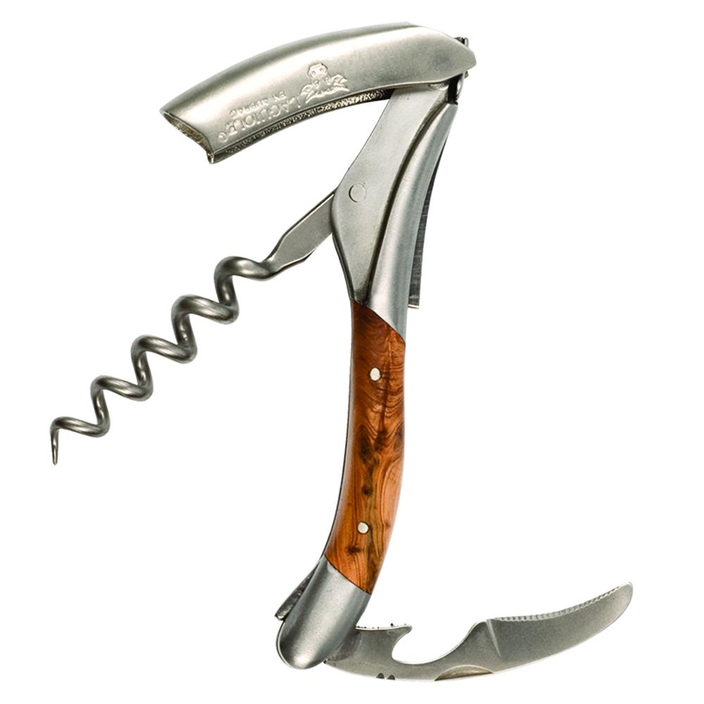 Laguiole™ En Aubrac Juniper Wood Waiter's Corkscrew-Corkscrews-Franmara-VinGrotto Wine Cellar Construction Company