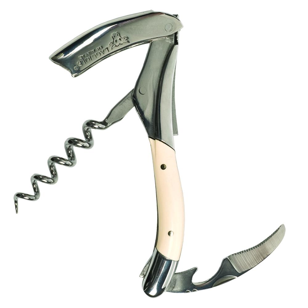 Laguiole™ En Aubrac Mammoth Fossil Ivory Waiter's Corkscrew-Corkscrews-Franmara-VinGrotto Wine Cellar Construction Company