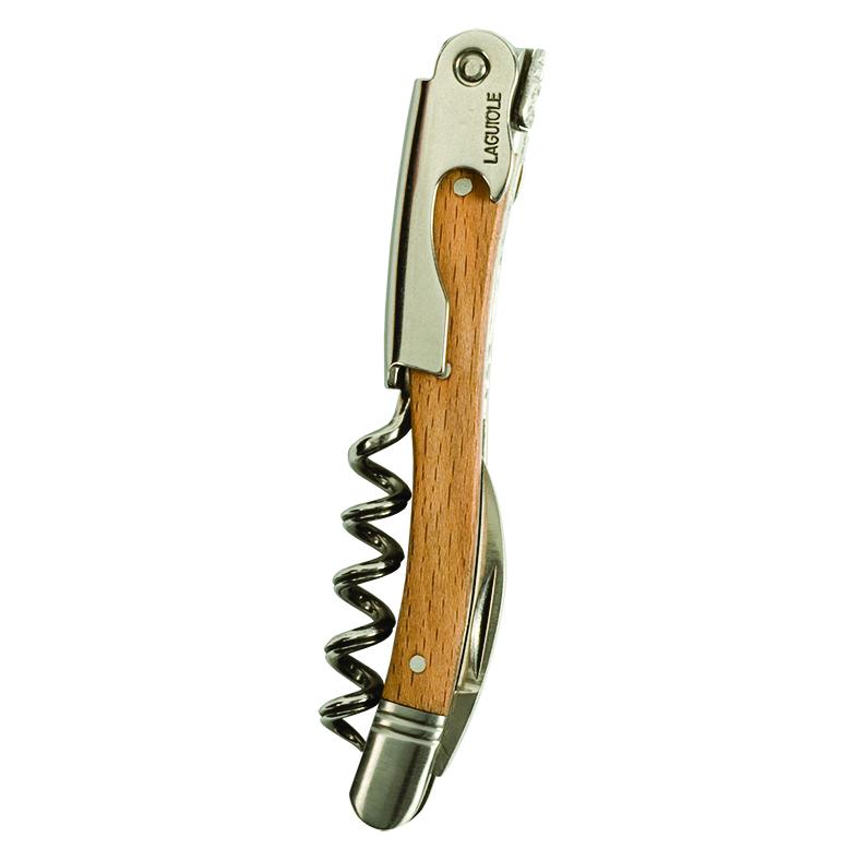 Laguiole Corkscrew Set, Beechwood Handle-Corkscrews-Franmara-VinGrotto Wine Cellar Construction Company