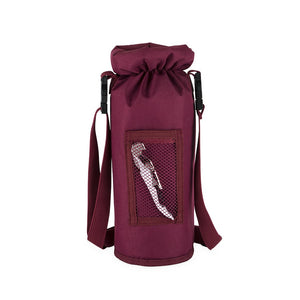 Grab & Go™ Insulated Bottle Carrier-Accessories-TrueBrands-Burgundy-VinGrotto Wine Cellar Construction Company