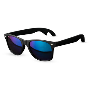 Matte Black with Olivine Lense Bottle Opener Sunglasses by Foster Rye™-Accessories-TrueBrands-VinGrotto Wine Cellar Construction Company